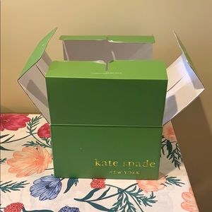 Kate Spade Library Stripe Stemless Wine Glass Set